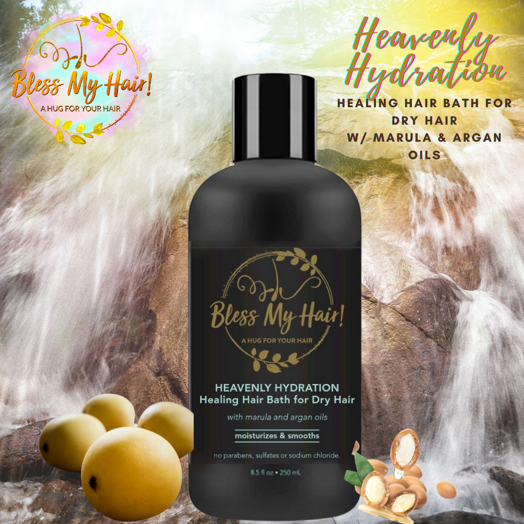 HEAVENLY HYDRATION Healing Hair Bath For Dry Hair  8.5 oz.